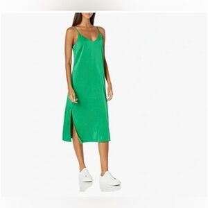 NWT The Drop Ana Slip Dress Emerald- S